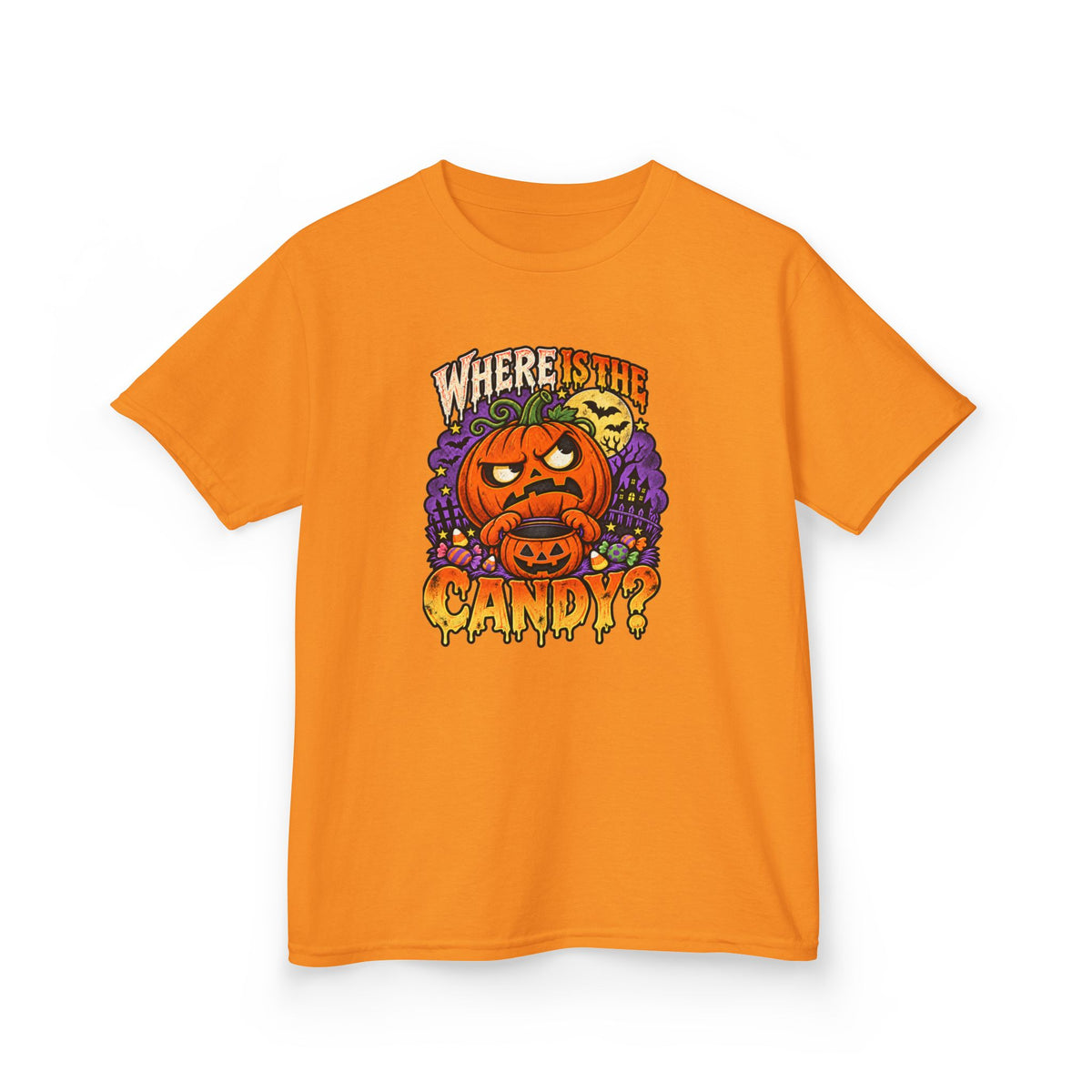 Where Is The Candy? Kids Halloween Trick-or-Treating T-Shirt