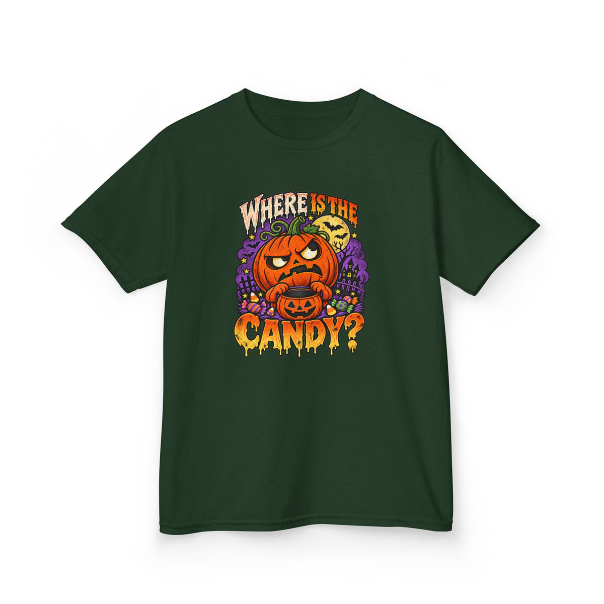 Where Is The Candy? Kids Halloween Trick-or-Treating T-Shirt