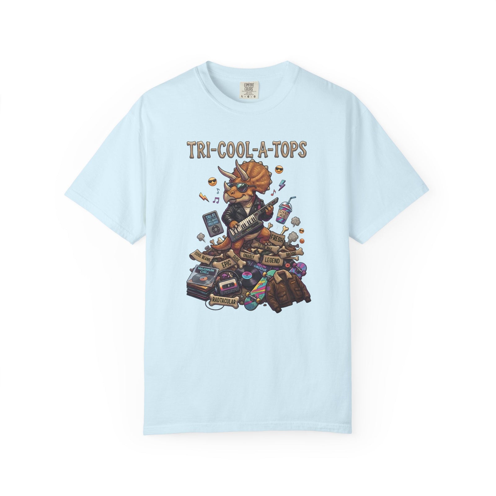 Tri-Cool-A-Tops Funny Dinosaur T-Shirt