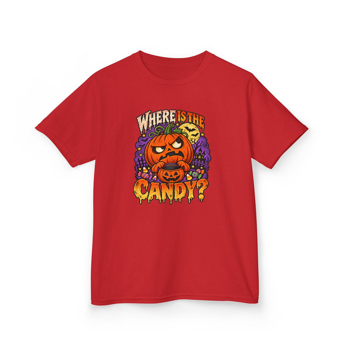 Where Is The Candy? Kids Halloween Trick-or-Treating T-Shirt