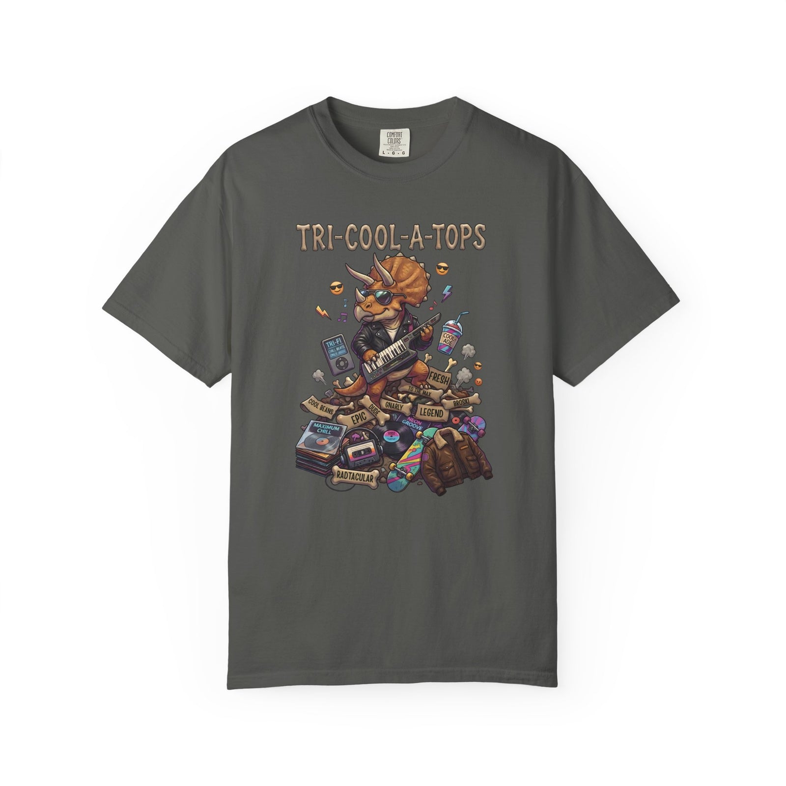 Tri-Cool-A-Tops Funny Dinosaur T-Shirt