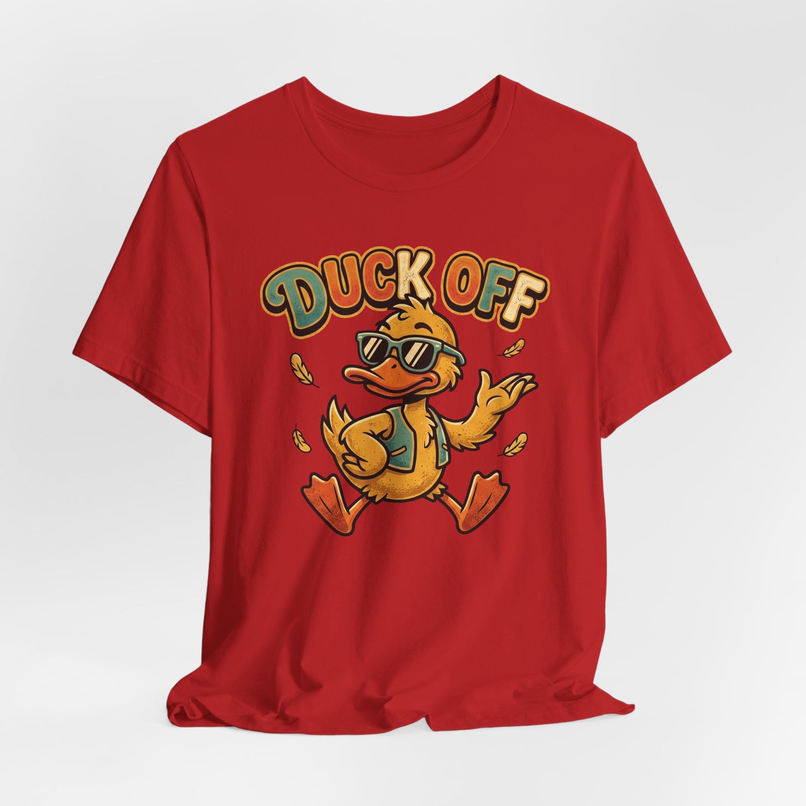 Duck Off Funny Retro Tee