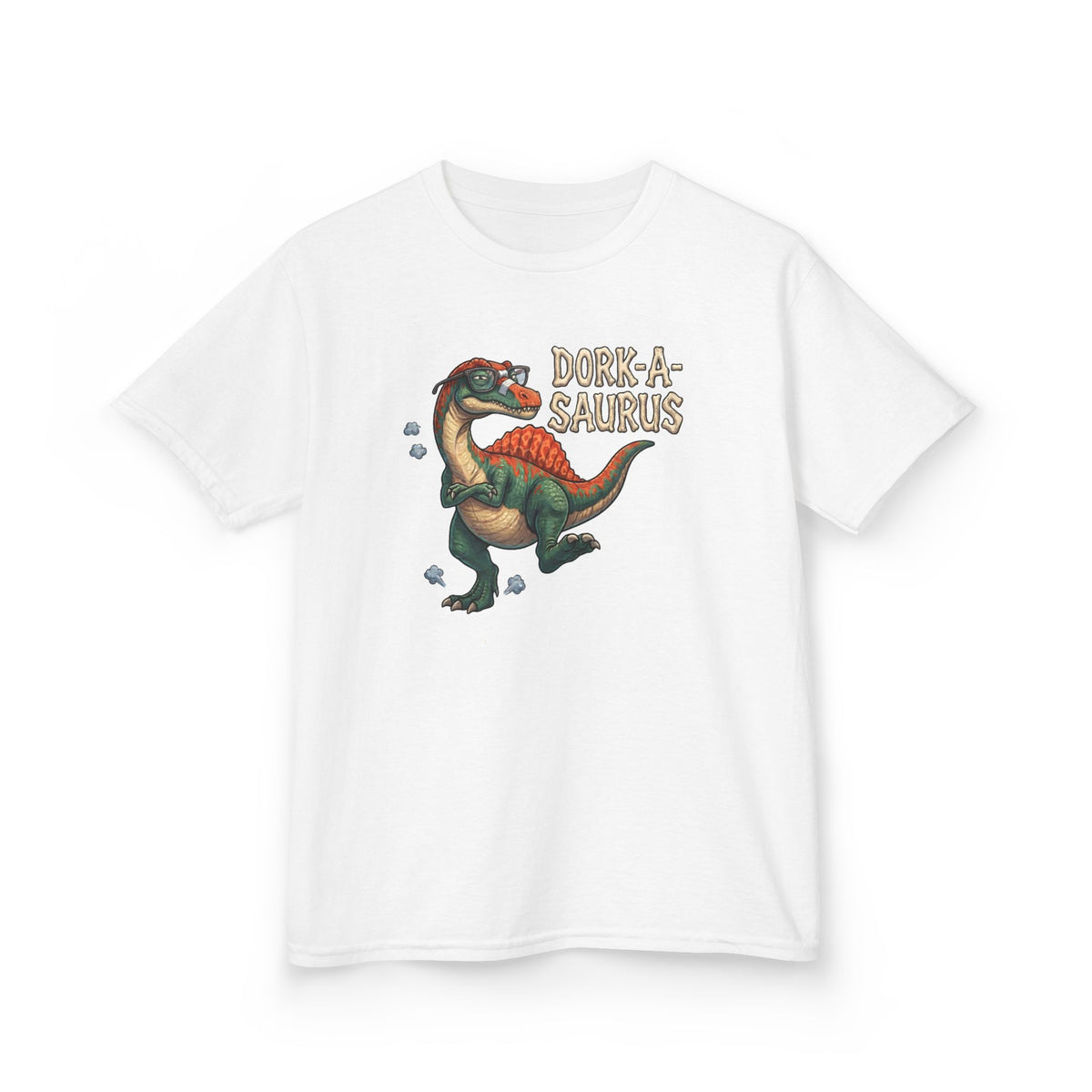 Dork-A-Saurus Funny Kids Dinosaur Tee