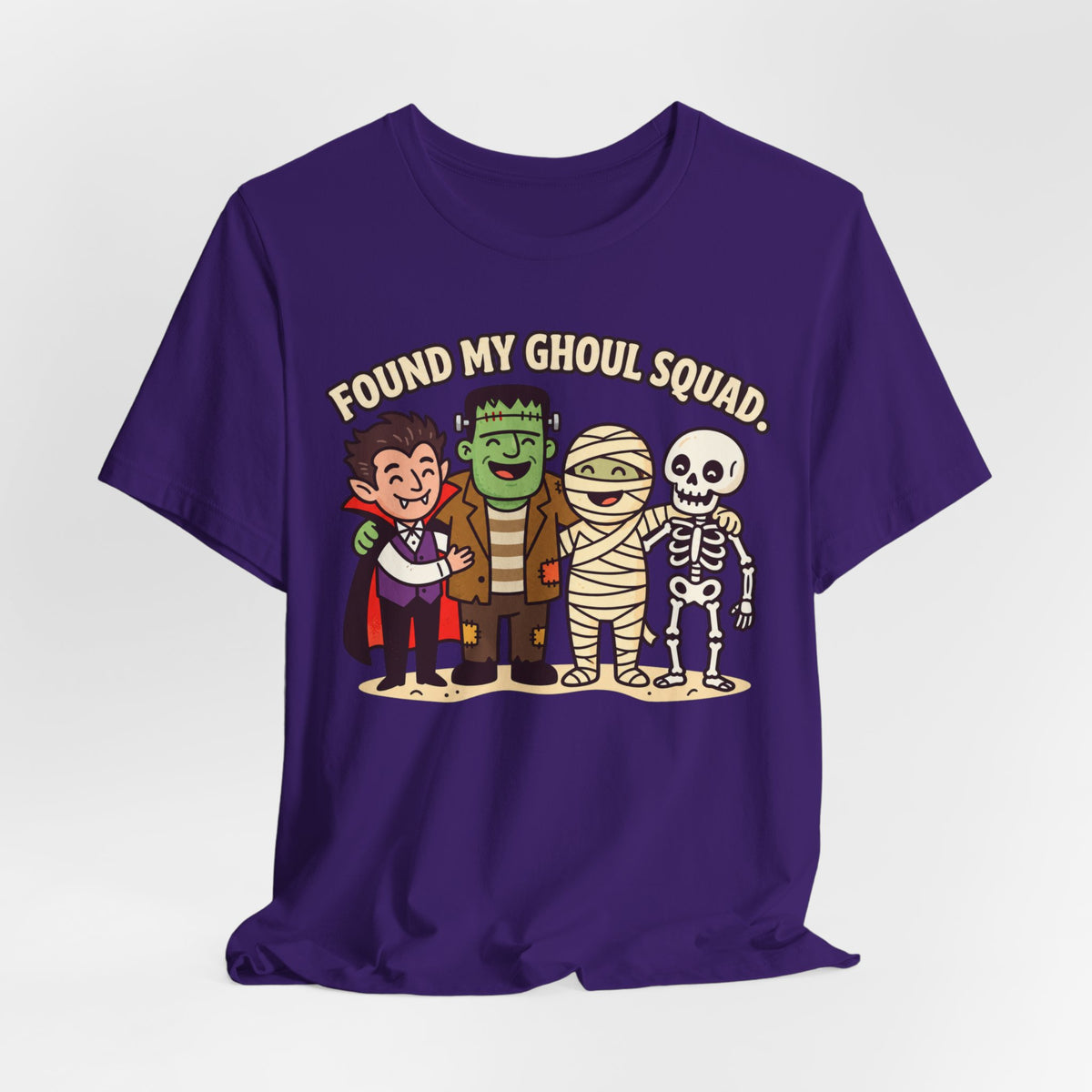Found My Ghoul Squad Cute Halloween T-Shirt
