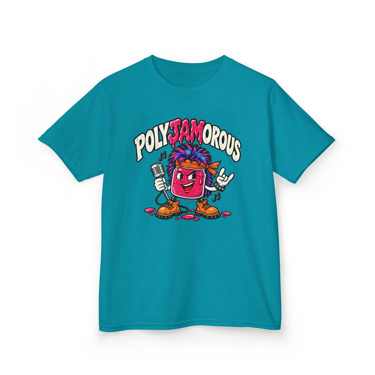 PolyJamorous Funny Retro Kids T-Shirt