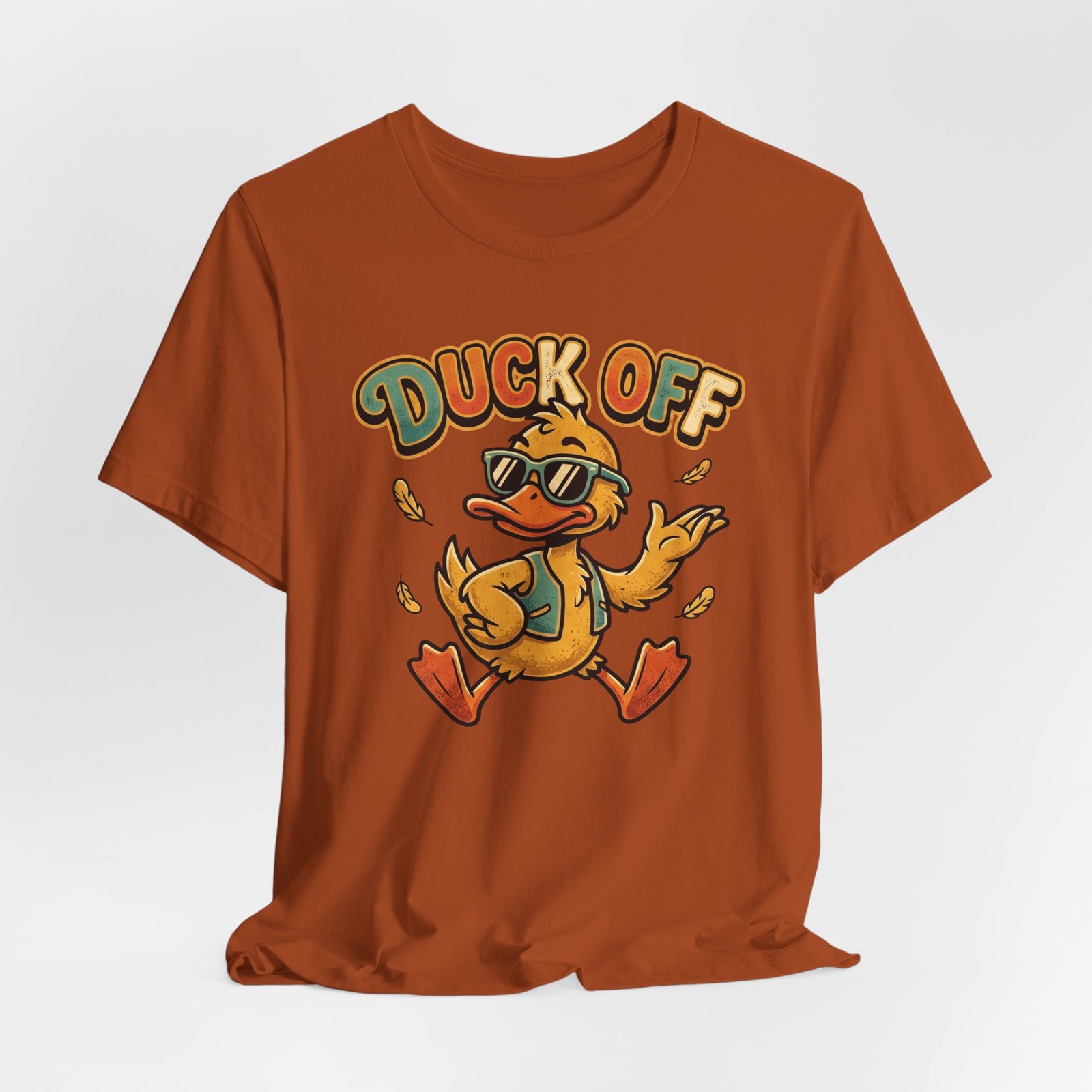 Duck Off Funny Retro Tee