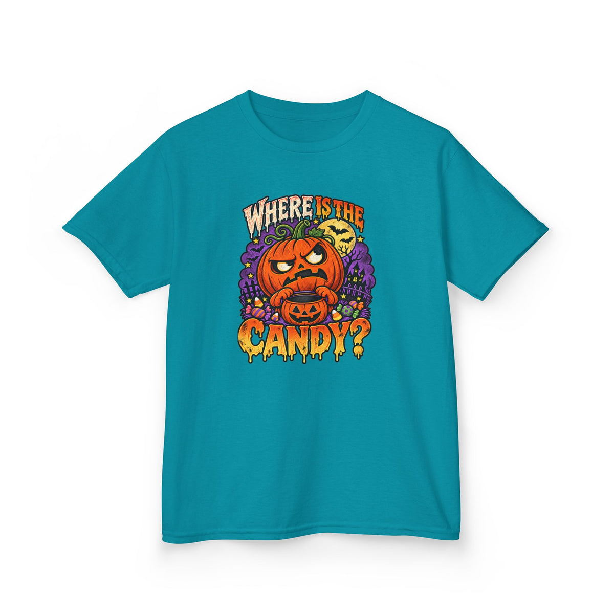 Where Is The Candy? Kids Halloween Trick-or-Treating T-Shirt