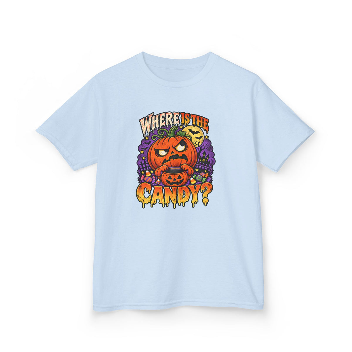 Where Is The Candy? Kids Halloween Trick-or-Treating T-Shirt