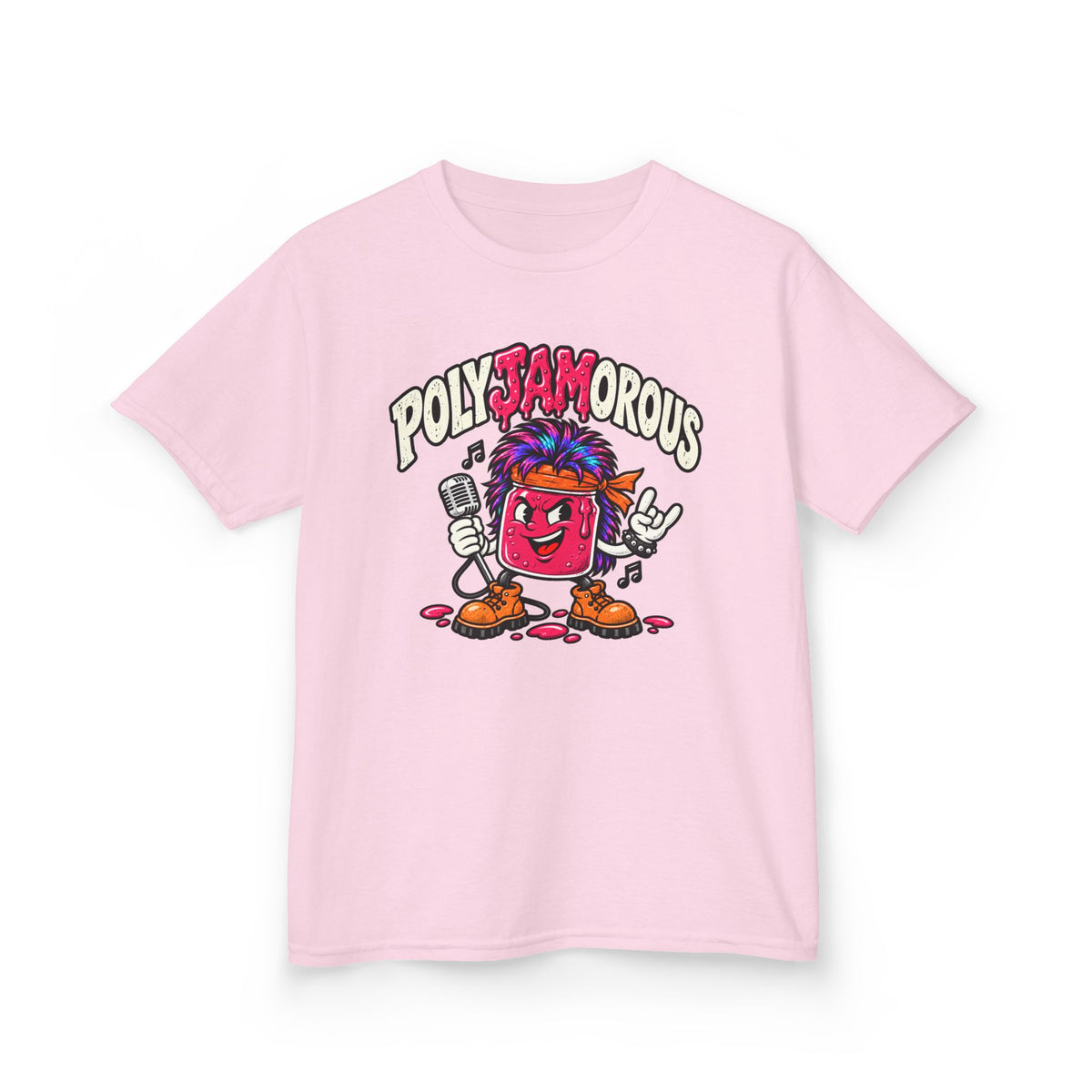 PolyJamorous Funny Retro Kids T-Shirt