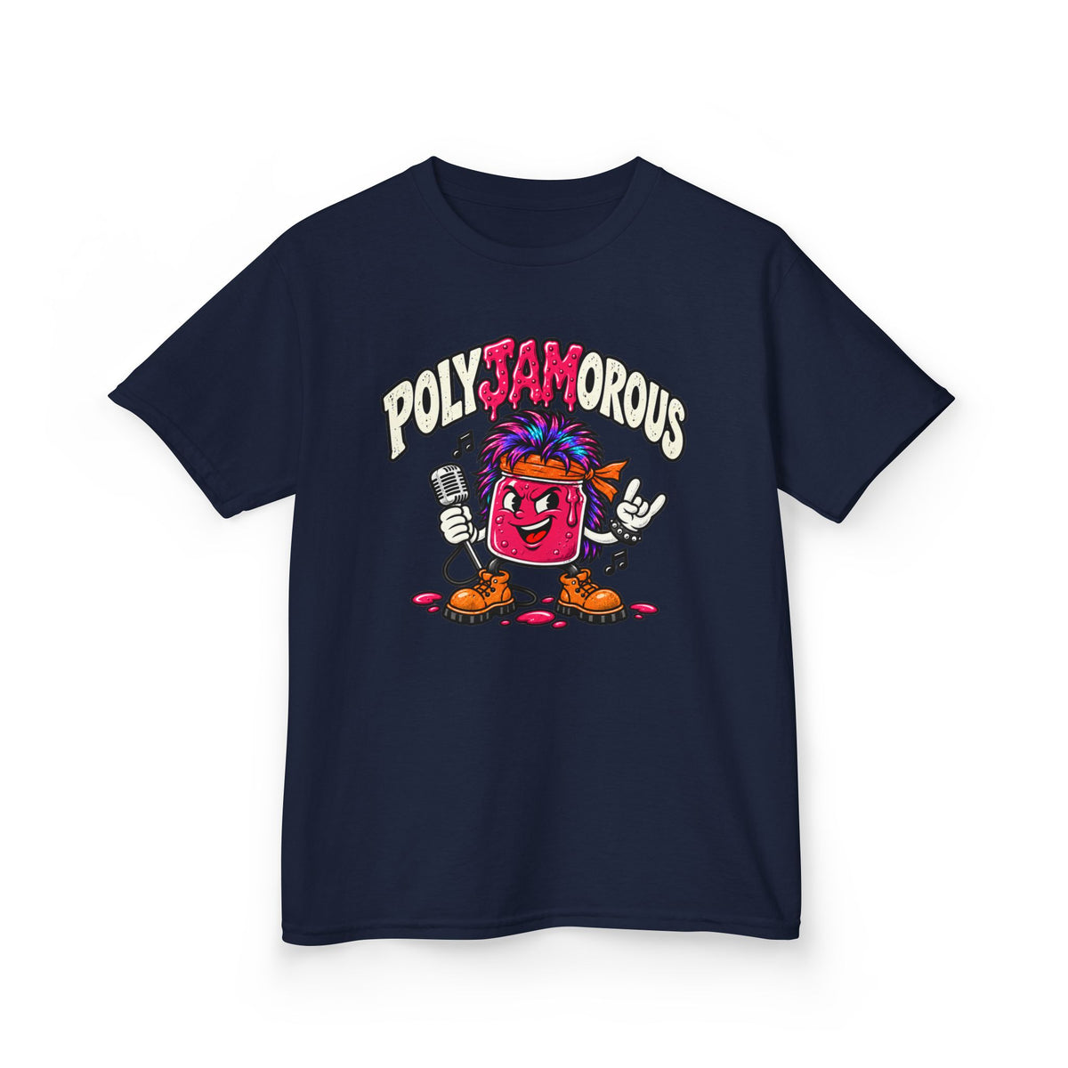 PolyJamorous Funny Retro Kids T-Shirt