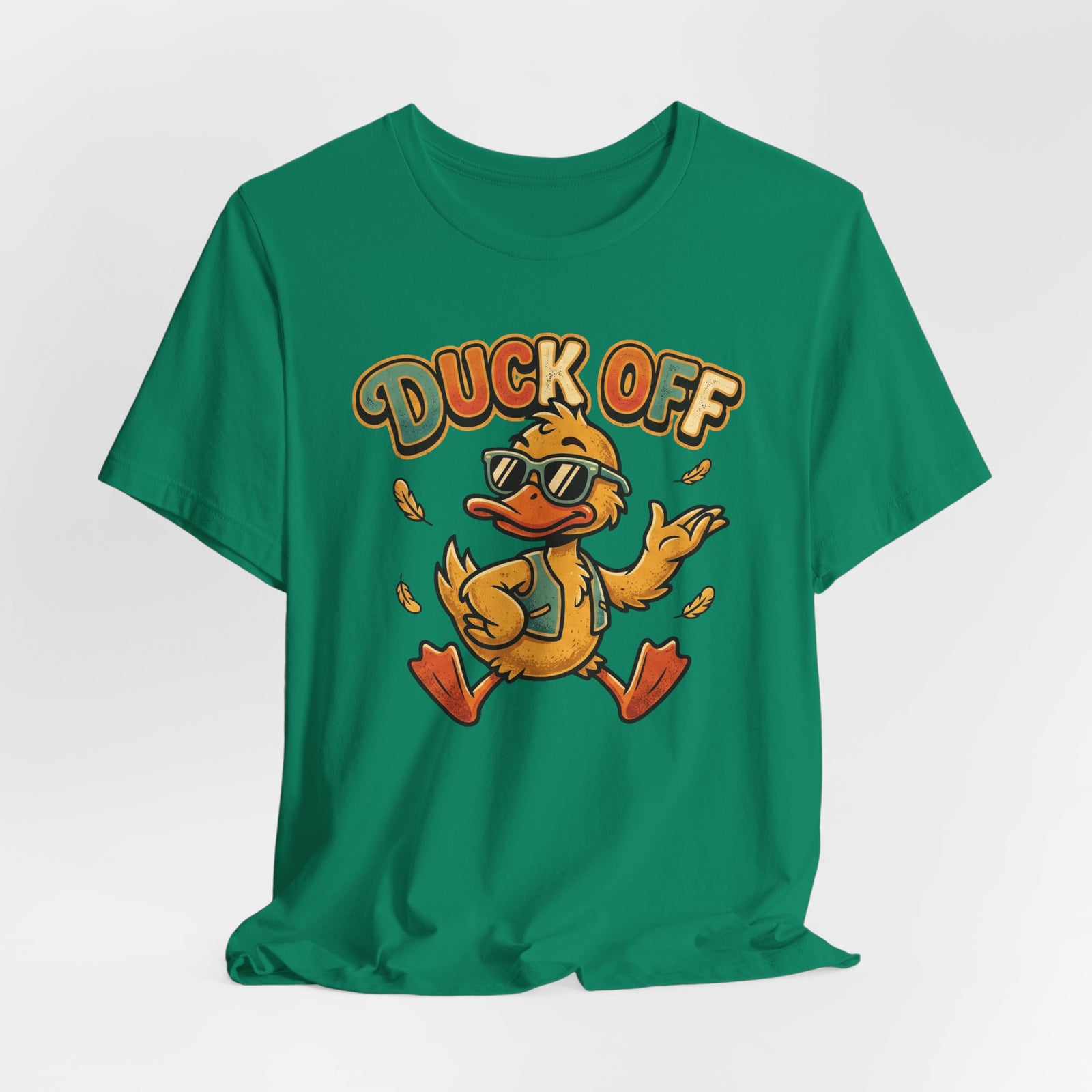 Duck Off Funny Retro Tee