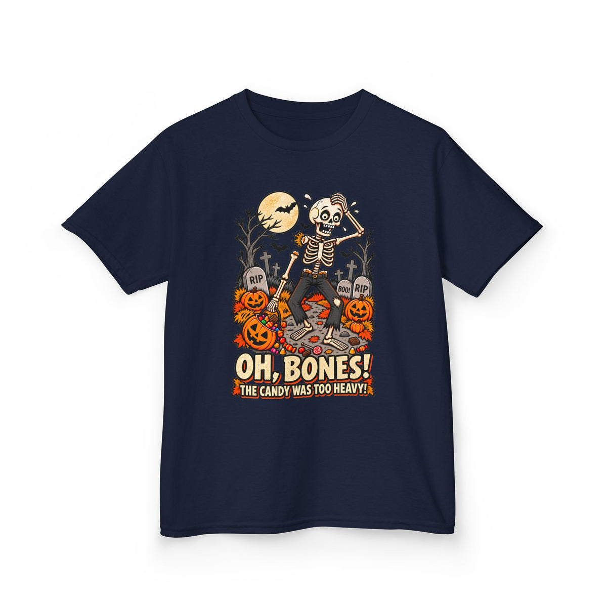 Oh, Bones! The Candy Was Too Heavy Trick-or-Treat Shirt