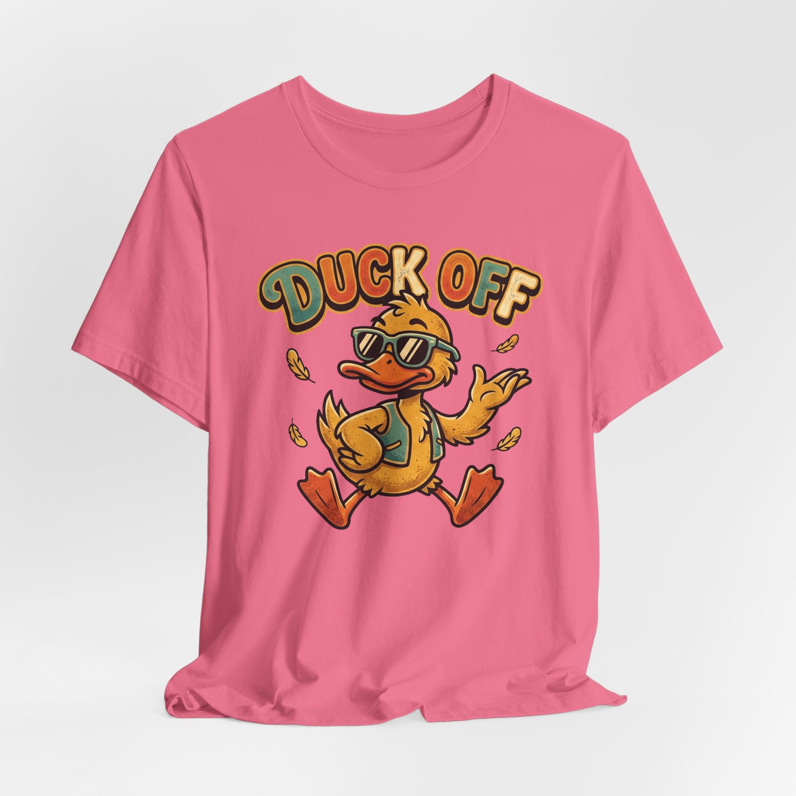 Duck Off Funny Retro Tee