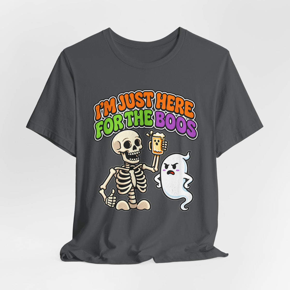 I'm Just Here for the Boos Funny Halloween Tee Shirt