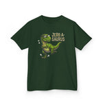 Jerk-a-Saurus Funny Kids Dinosaur T-Shirt