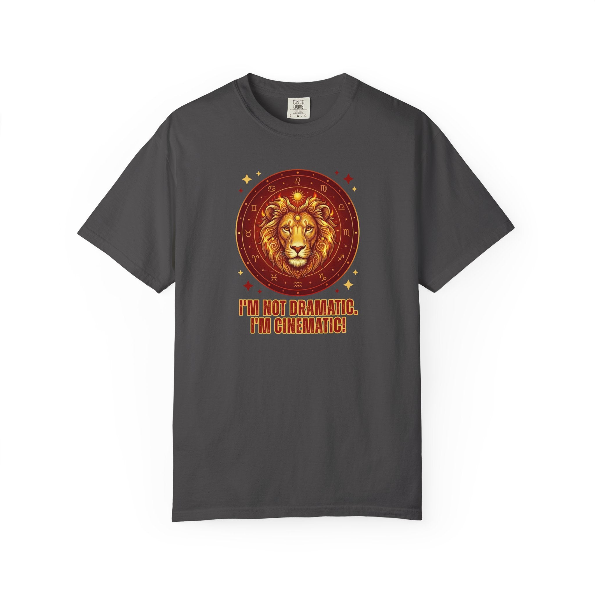 Funny Leo Zodiac Shirt | I'm Not Dramatic I'm Cinematic Tee | Astrology Gift for Women | Leo Birthday Shirt | Fire Sign Apparel | Leo Graphi