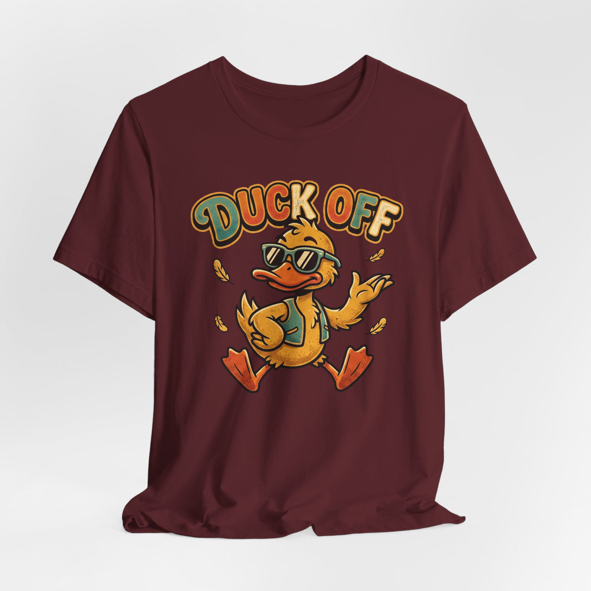 Duck Off Funny Retro Tee