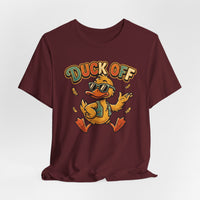 Duck Off Funny Retro Tee