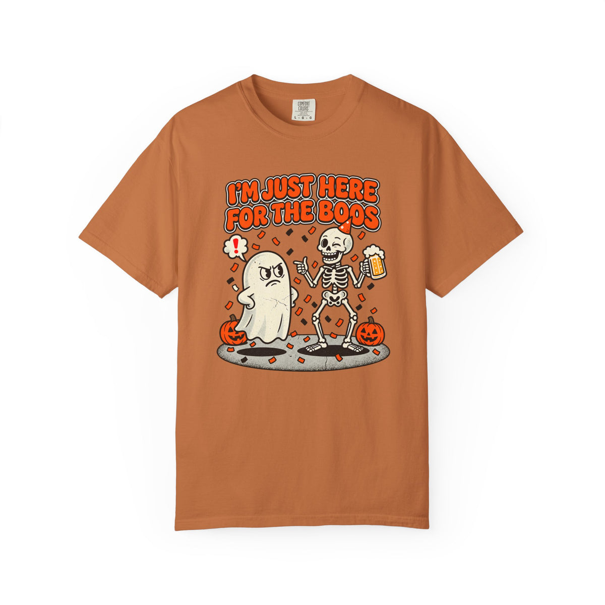 I'm Just Here for the Boos Funny Halloween Tee