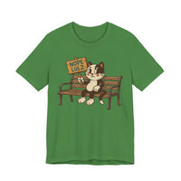 Nope Lulz Funny Retro Cat Tee