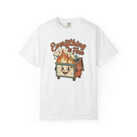 Everything Is Fine Funny Retro T-Shirt