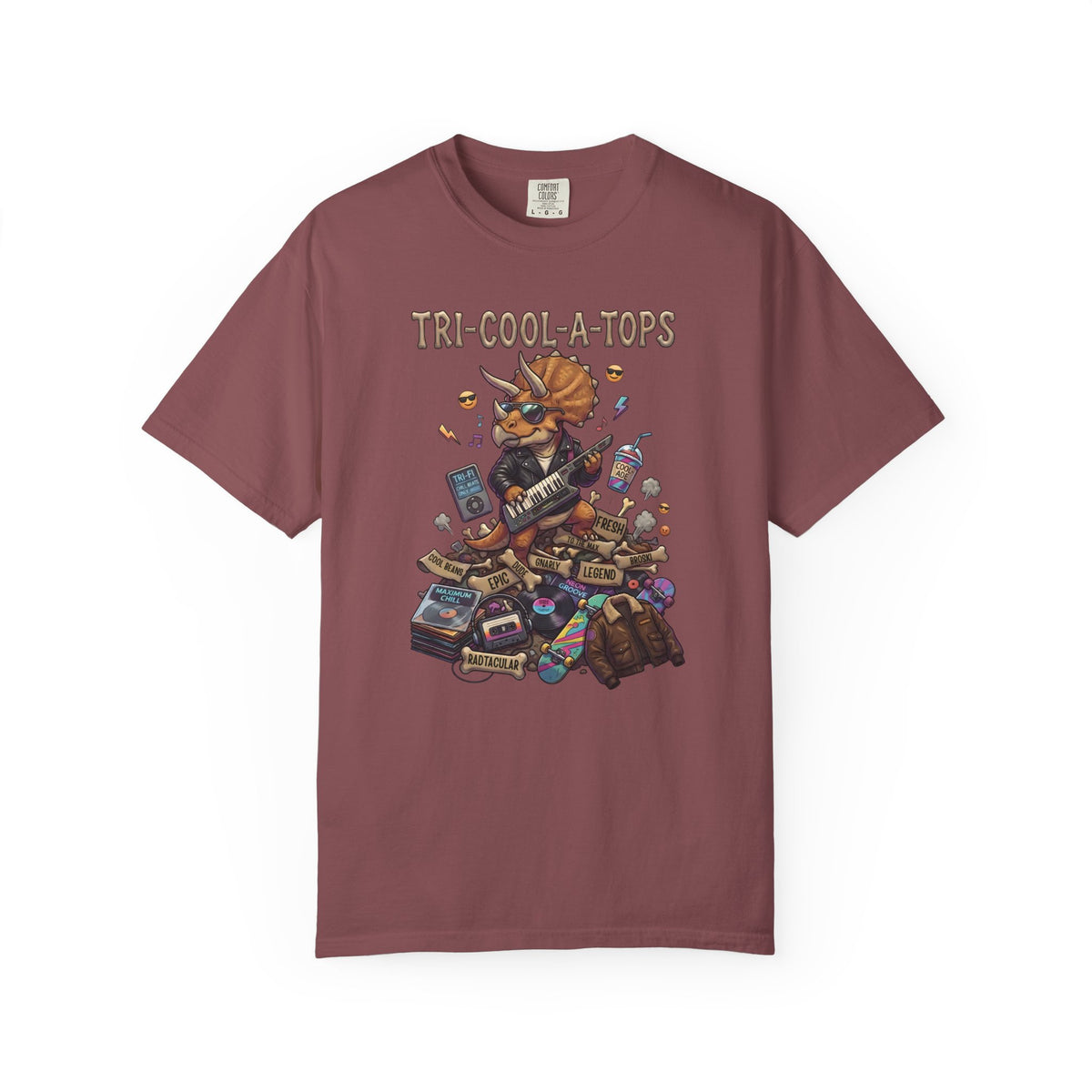 Tri-Cool-A-Tops Funny Dinosaur T-Shirt