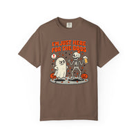 I'm Just Here for the Boos Funny Halloween Tee