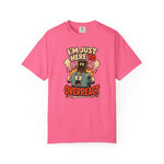 I’m Just Here To Overreact Funny Retro T-Shirt