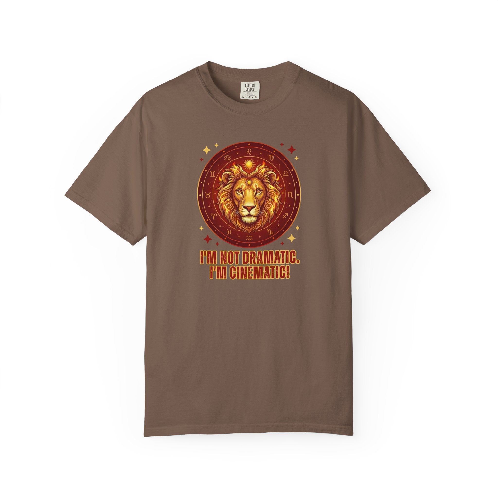 Funny Leo Zodiac Shirt | I'm Not Dramatic I'm Cinematic Tee | Astrology Gift for Women | Leo Birthday Shirt | Fire Sign Apparel | Leo Graphi
