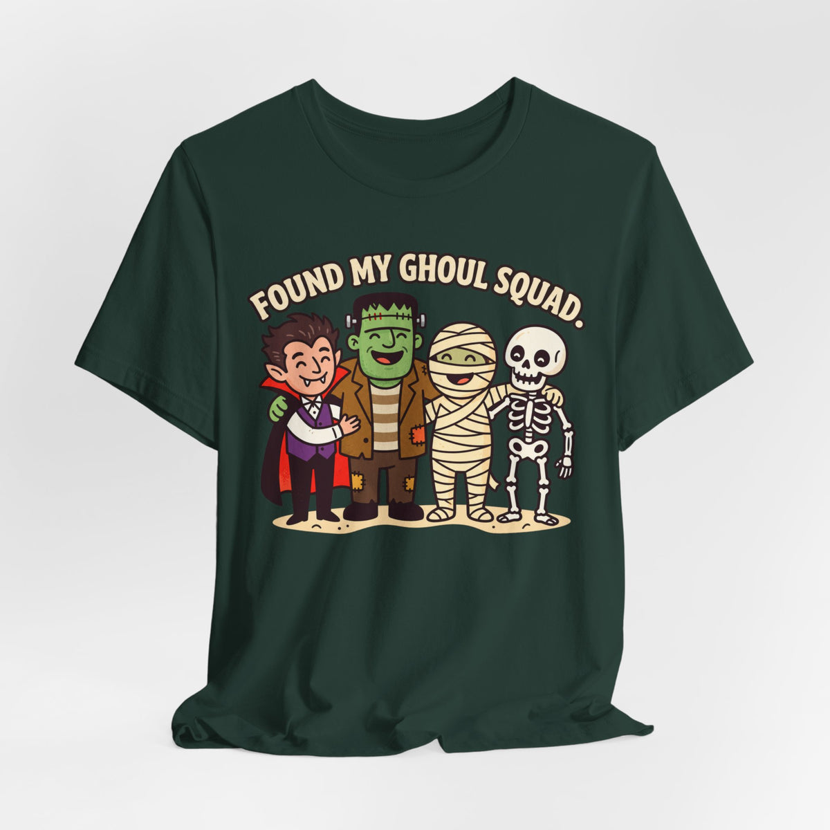 Found My Ghoul Squad Cute Halloween T-Shirt
