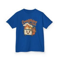 Everything Is Fine Funny Kids T-Shirt