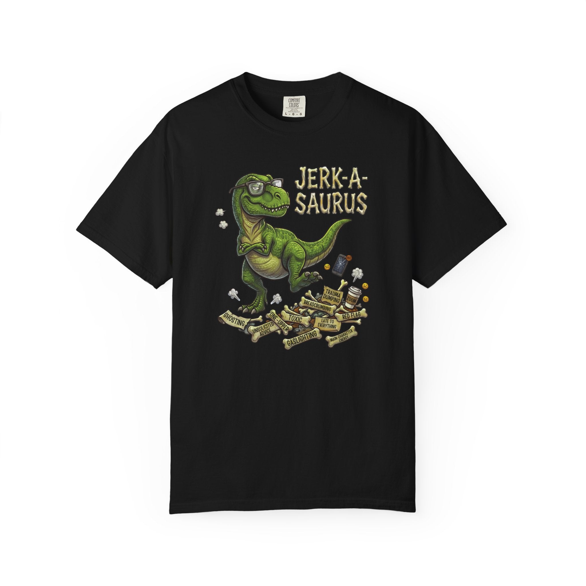 Jerk-A-Saurus T-Shirt | Unisex | Comfort Colors 1717