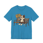 Nope Lulz Funny Retro Cat Tee