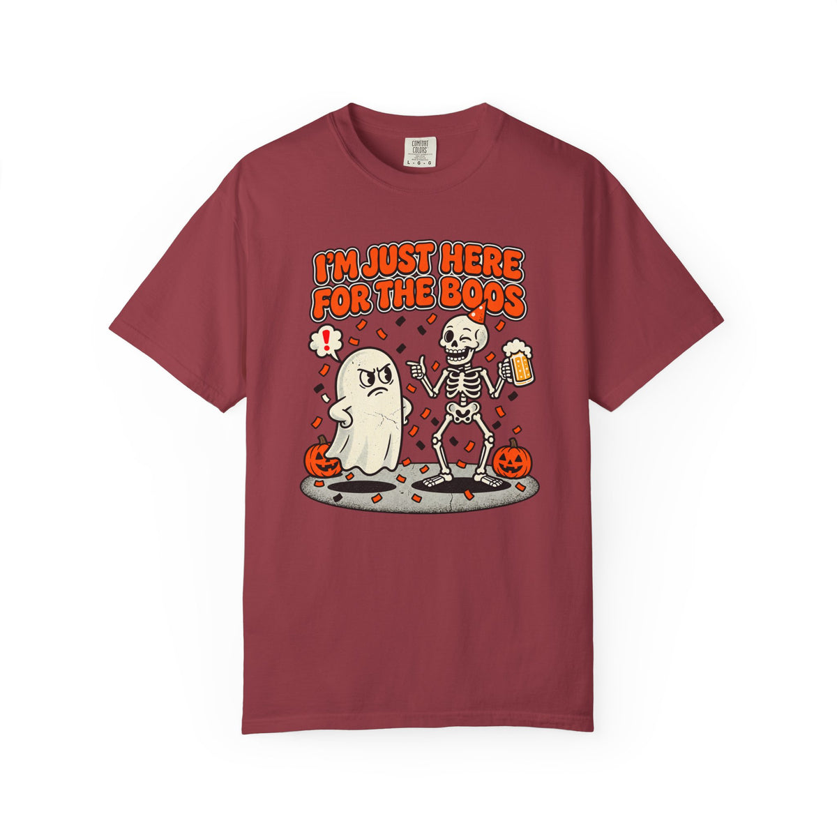 I'm Just Here for the Boos Funny Halloween Tee