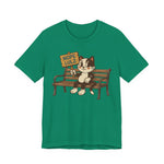 Nope Lulz Funny Retro Cat Tee