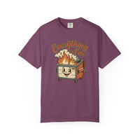 Everything Is Fine Funny Retro T-Shirt