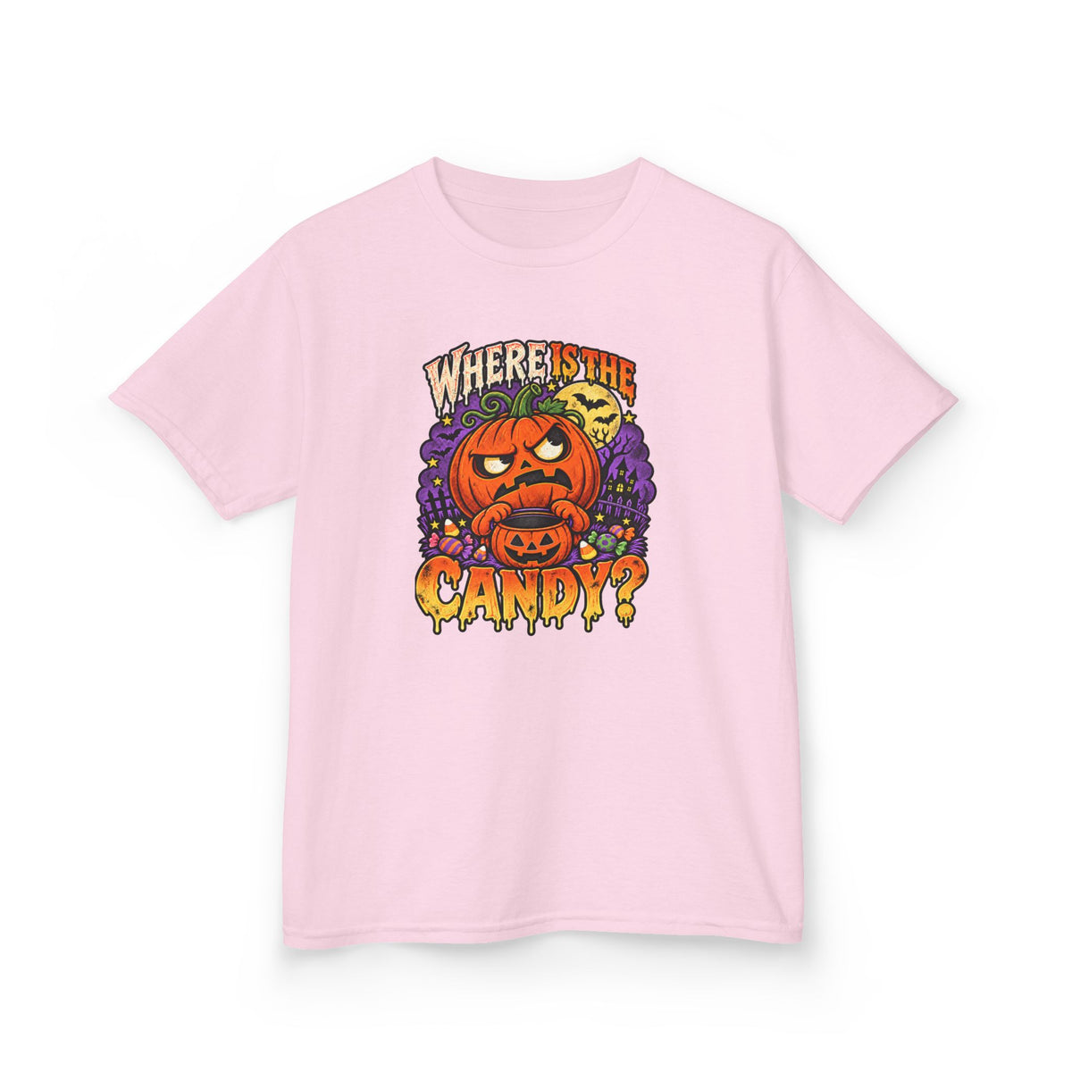 Where Is The Candy? Kids Halloween Trick-or-Treating T-Shirt