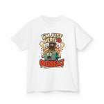 I’m Just Here to Overreact Funny Kids T-Shirt