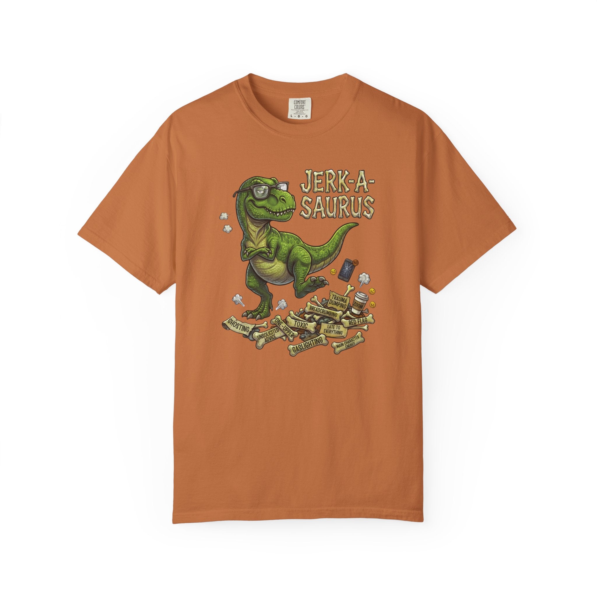 Jerk-A-Saurus T-Shirt | Unisex | Comfort Colors 1717