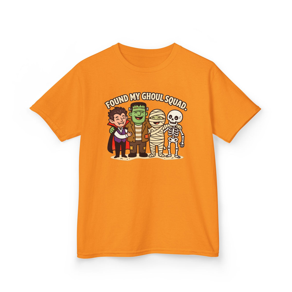 Found My Ghoul Squad Cute Halloween Kids T‑Shirt