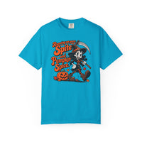 Running On Spite And Pumpkin Spice Funny Halloween Tee