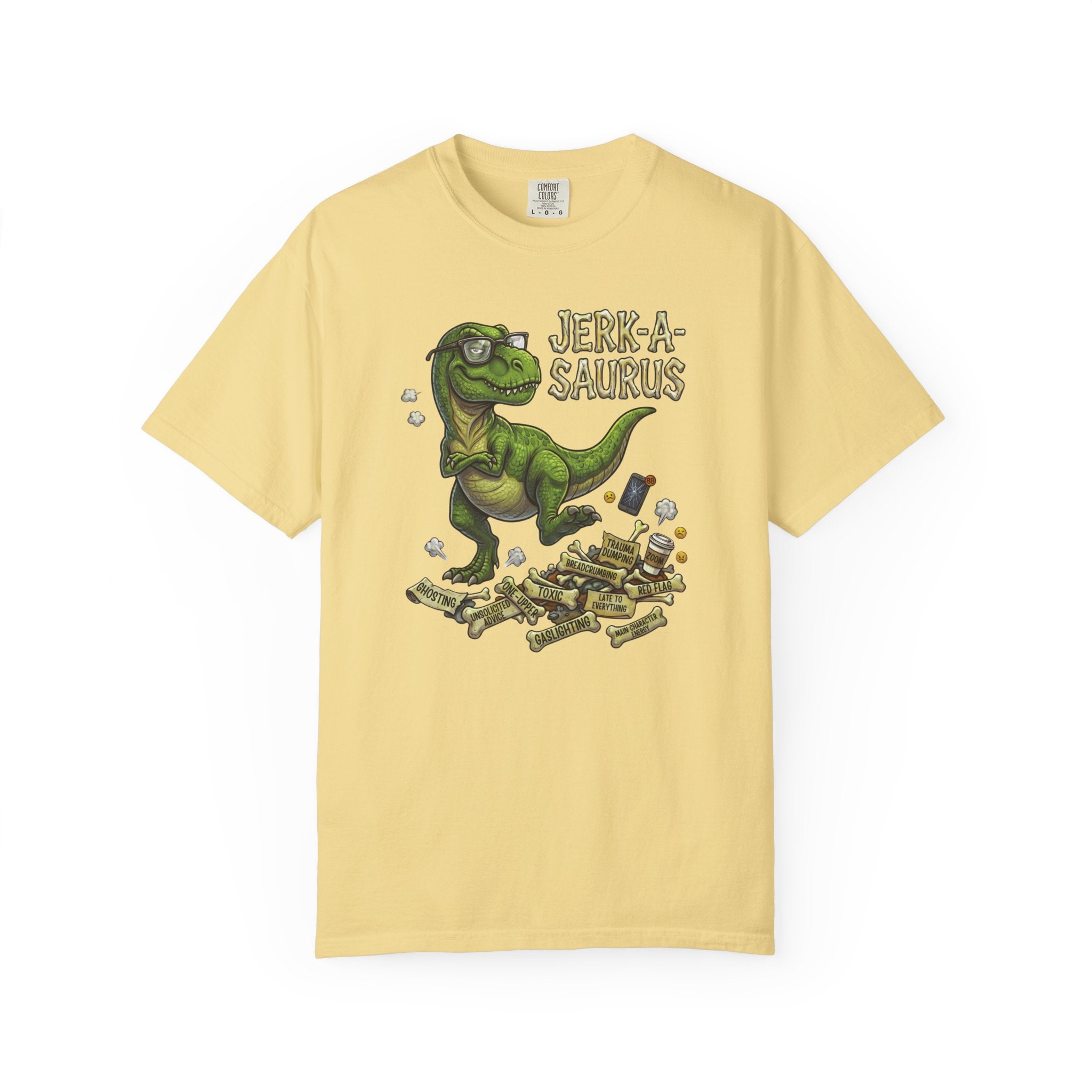 Jerk-A-Saurus T-Shirt | Unisex | Comfort Colors 1717