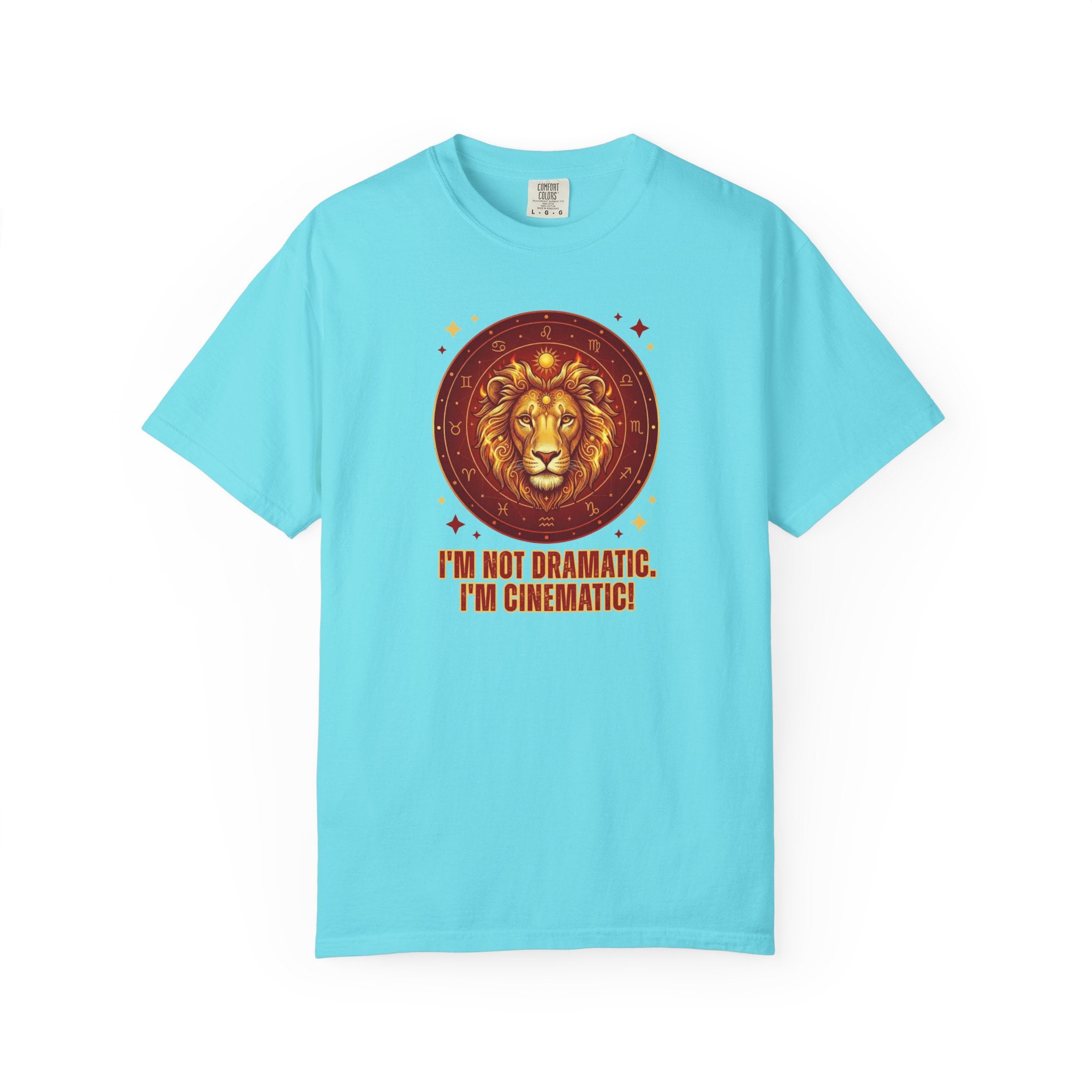 Funny Leo Zodiac Shirt | I'm Not Dramatic I'm Cinematic Tee | Astrology Gift for Women | Leo Birthday Shirt | Fire Sign Apparel | Leo Graphi