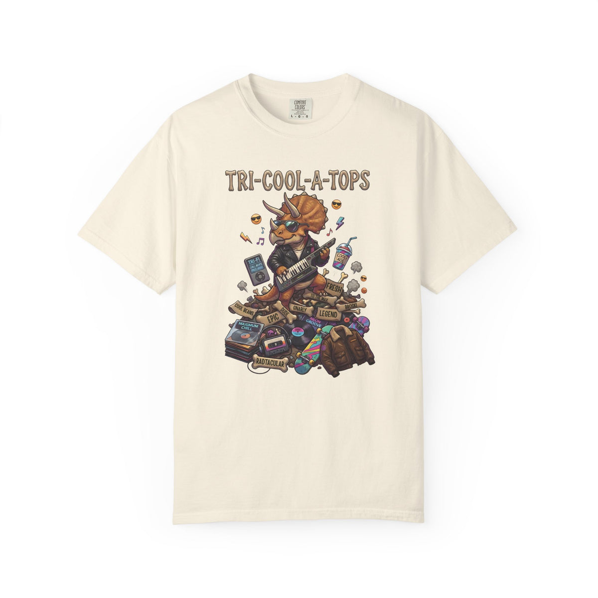Tri-Cool-A-Tops Funny Dinosaur T-Shirt