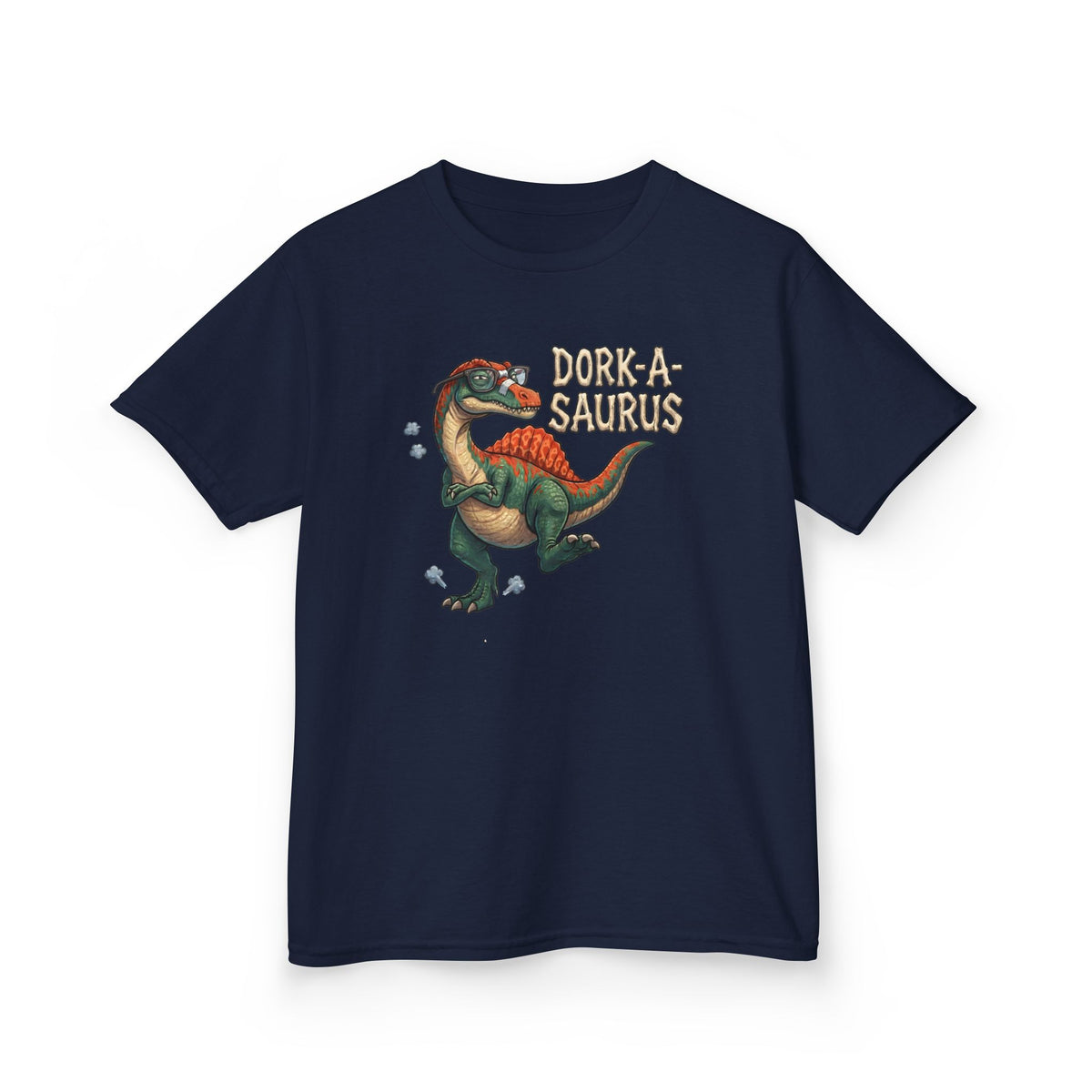 Dork-A-Saurus Funny Kids Dinosaur Tee