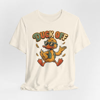 Duck Off Funny Retro Tee