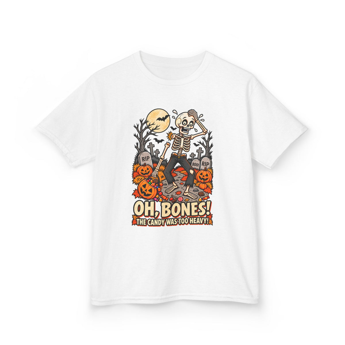 Oh, Bones! The Candy Was Too Heavy Trick-or-Treat Shirt