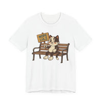 Nope Lulz Funny Retro Cat Tee