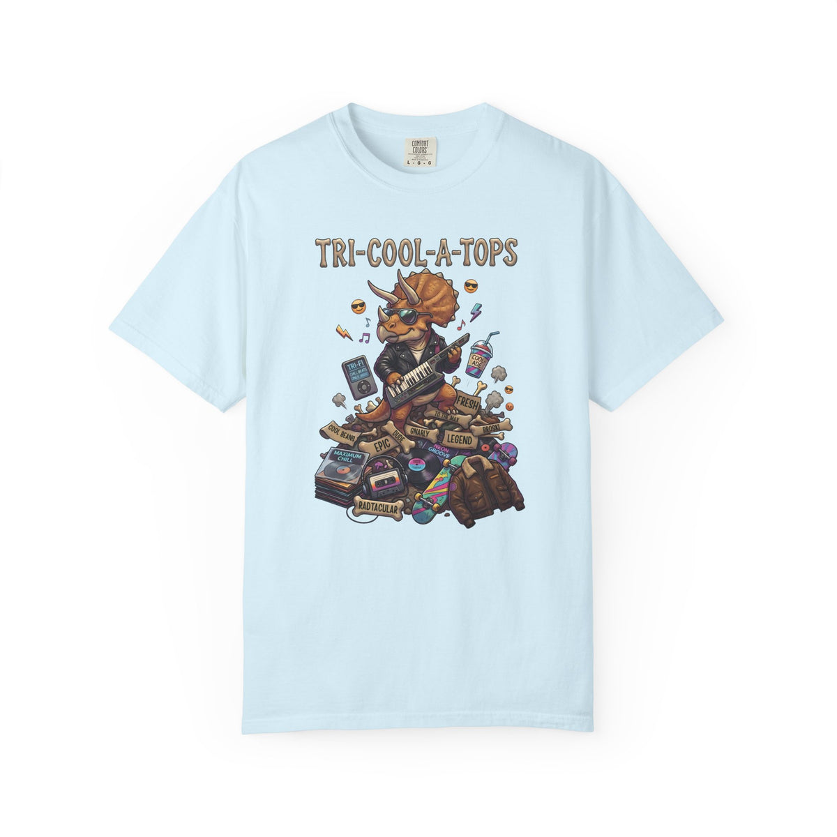 Tri-Cool-A-Tops Funny Dinosaur T-Shirt
