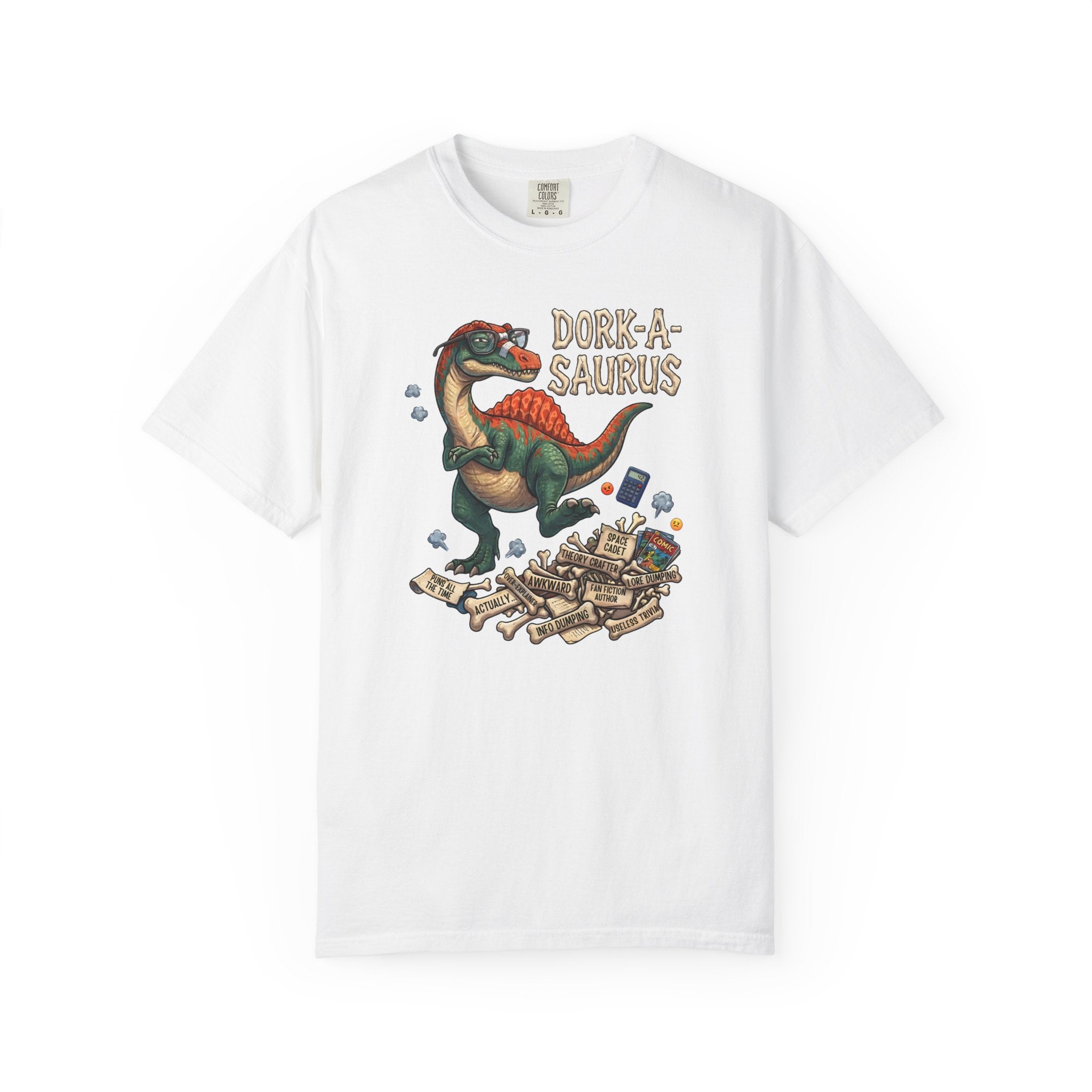 Dork-A-Saurus T-Shirt | Unisex | Comfort Colors 1717